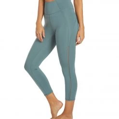 Marika High Waisted Lua Yoga Capris Goblin Blue Women 13 Marika High Waisted Lua Yoga Capris Goblin Blue Women