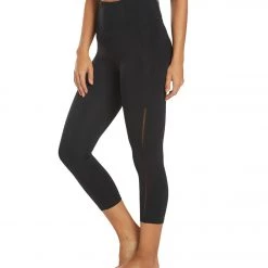 Marika High Waisted Lua Yoga Capris Black