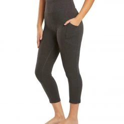 Marika Bailee High Rise Tummy Control Yoga Capris With Pockets Heather Charcol CLOTHING 13 Marika Bailee High Rise Tummy Control Yoga Capris With Pockets Heather Charcol CLOTHING