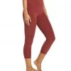 CLOTHING Marika High Waisted Lua Yoga Capris Burnt Russet