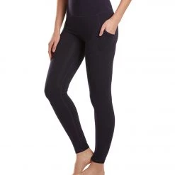 Marika Dana High Rise Tummy Control Yoga Leggings With Pockets Midnight Blue CLOTHING
