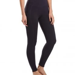 Marika Dana High Rise Tummy Control Yoga Leggings With Pockets Midnight Blue CLOTHING