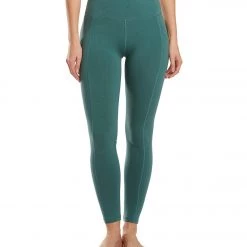 Marika Dana High Rise Tummy Control Yoga Leggings With Pockets Mallard Green CLOTHING