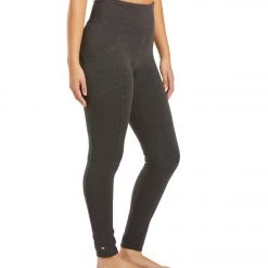 Marika Dana High Rise Tummy Control Yoga Leggings With Pockets Heather Charcol CLOTHING