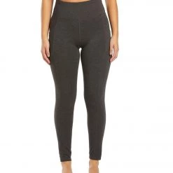 Marika Dana High Rise Tummy Control Yoga Leggings With Pockets Heather Charcol CLOTHING