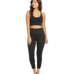 CLOTHING Marika Robbie Seamless Yoga Sports Bra Black