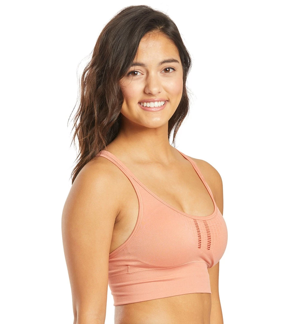 Marika Robbie Seamless Yoga Sports Bra Canyon Clay 5 Marika Robbie Seamless Yoga Sports Bra Canyon Clay