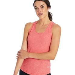 Marika Racerback Yoga Tank Heather Poinsettia CLOTHING