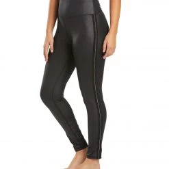Marika Chintz Yoga Leggings Black CLOTHING