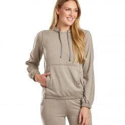 Marika Fern After Yoga Hoodie Pullover Heather Cinder CLOTHING
