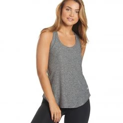 CLOTHING Marika Motion Yoga Tank Heather Charcoal