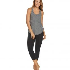 CLOTHING Marika Motion Yoga Tank Heather Charcoal