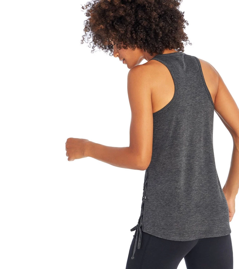 CLOTHING Marika Trinity Yoga Tank Heather Black 5 CLOTHING Marika Trinity Yoga Tank Heather Black