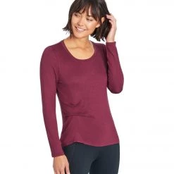 CLOTHING Marika Shannon Long Sleeve Tee Fig