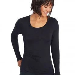 Marika Shannon Long Sleeve Tee Black CLOTHING