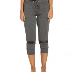Marika Eva Capri Yoga Joggers Heather Black