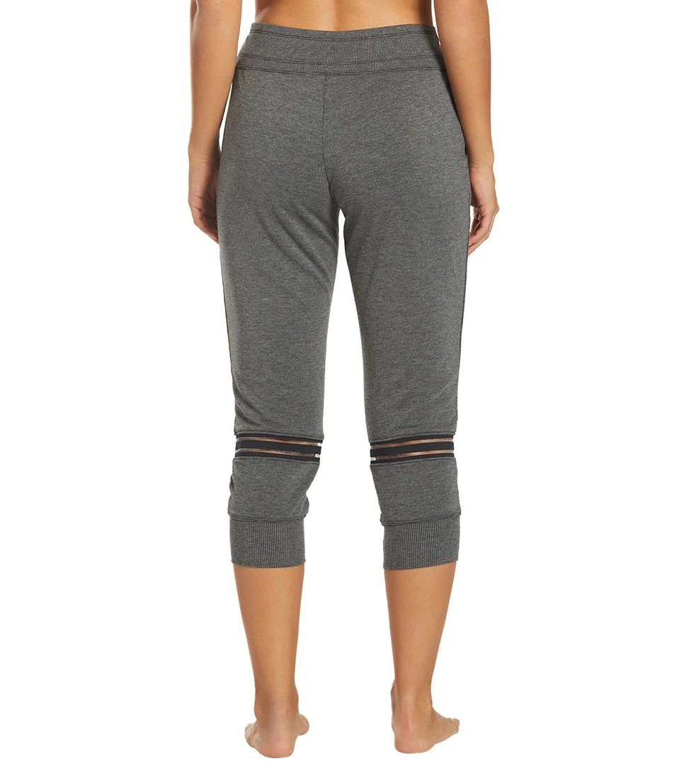 Marika Eva Capri Yoga Joggers Heather Black 5 Marika Eva Capri Yoga Joggers Heather Black