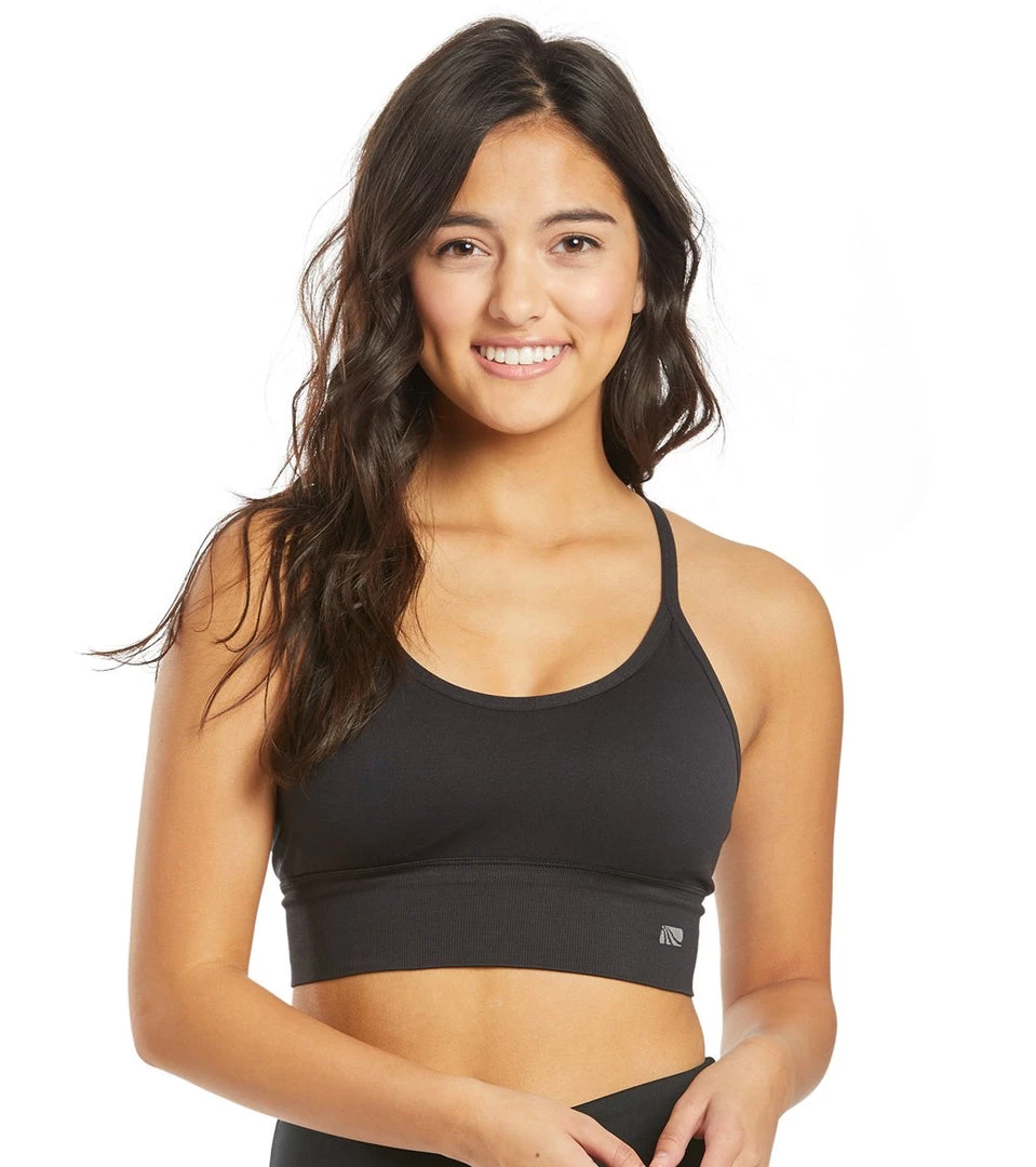 CLOTHING Marika Jillian Seamless Yoga Sports Bra Black 4 CLOTHING Marika Jillian Seamless Yoga Sports Bra Black