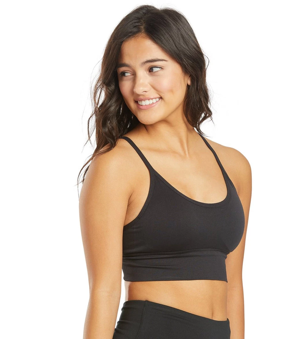 CLOTHING Marika Jillian Seamless Yoga Sports Bra Black 5 CLOTHING Marika Jillian Seamless Yoga Sports Bra Black