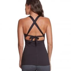 Mika Yoga Wear Linda Yoga Tank Top Black CLOTHING 10 Mika Yoga Wear Linda Yoga Tank Top Black CLOTHING