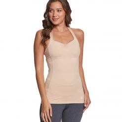 CLOTHING Mika Yoga Wear Linda Yoga Tank Top Sand