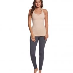 CLOTHING Mika Yoga Wear Linda Yoga Tank Top Sand