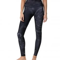 Onzie High Waisted Graphic Yoga Leggings Cosmic