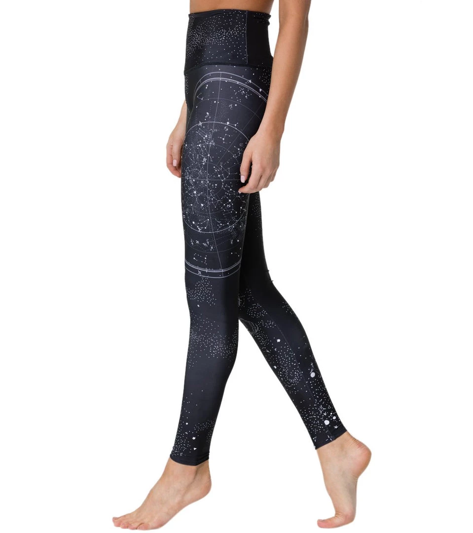 Onzie High Waisted Graphic Yoga Leggings Cosmic 4 Onzie High Waisted Graphic Yoga Leggings Cosmic