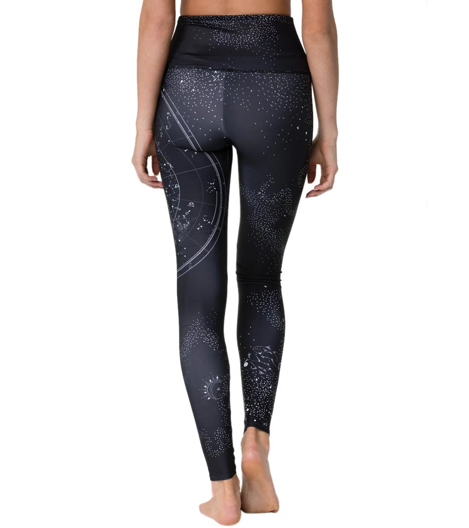 Onzie High Waisted Graphic Yoga Leggings Cosmic 5 Onzie High Waisted Graphic Yoga Leggings Cosmic