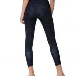 Onzie High Waisted Basic 7/8 Yoga Leggings Black/Gray Camo NEW ARRIVALS