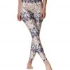 Onzie Tech Cell Phone Pocket Yoga Leggings Safari Long Leggings