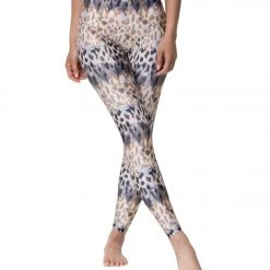Onzie Tech Cell Phone Pocket Yoga Leggings Safari Long Leggings