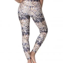 Onzie Tech Cell Phone Pocket Yoga Leggings Safari Long Leggings