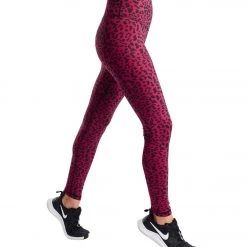 CLOTHING DYI Printed Signature Yoga Leggings Crimson Leopard 15 CLOTHING DYI Printed Signature Yoga Leggings Crimson Leopard