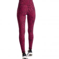CLOTHING DYI Printed Signature Yoga Leggings Crimson Leopard 11 CLOTHING DYI Printed Signature Yoga Leggings Crimson Leopard
