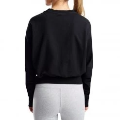 DYI Crop After Yoga Sweatshirt Black CLOTHING