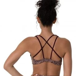 Yoga Sports Bras Onzie Mudra Yoga Sports Bra Golden Leopard