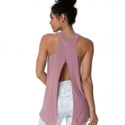 Onzie Tie Back Tank Rosy Cheeks