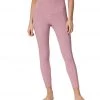 CLOTHING Onzie Ribbed Sweetheart 7/8 Yoga Leggings Antique Rose Rib