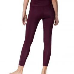 Onzie Ribbed Sweetheart 7/8 Yoga Leggings Fig Rib CLOTHING