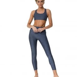 Onzie Camo Jacquard 7/8 Yoga Leggings Carbon Camo CLOTHING