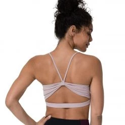 Onzie Bow Yoga Sports Bra Woodrose