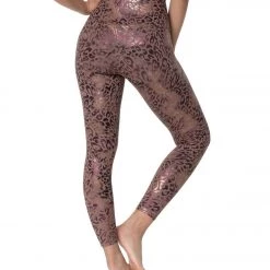 CLOTHING Onzie Printed Foil 7/8 Yoga Leggings Golden Leopard 11 CLOTHING Onzie Printed Foil 7/8 Yoga Leggings Golden Leopard