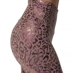 CLOTHING Onzie Printed Foil 7/8 Yoga Leggings Golden Leopard 13 CLOTHING Onzie Printed Foil 7/8 Yoga Leggings Golden Leopard