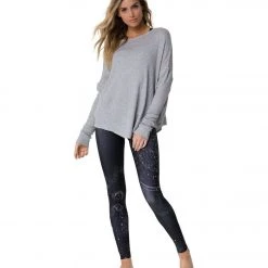 Onzie Raglan Yoga Pullover Heather Gray CLOTHING