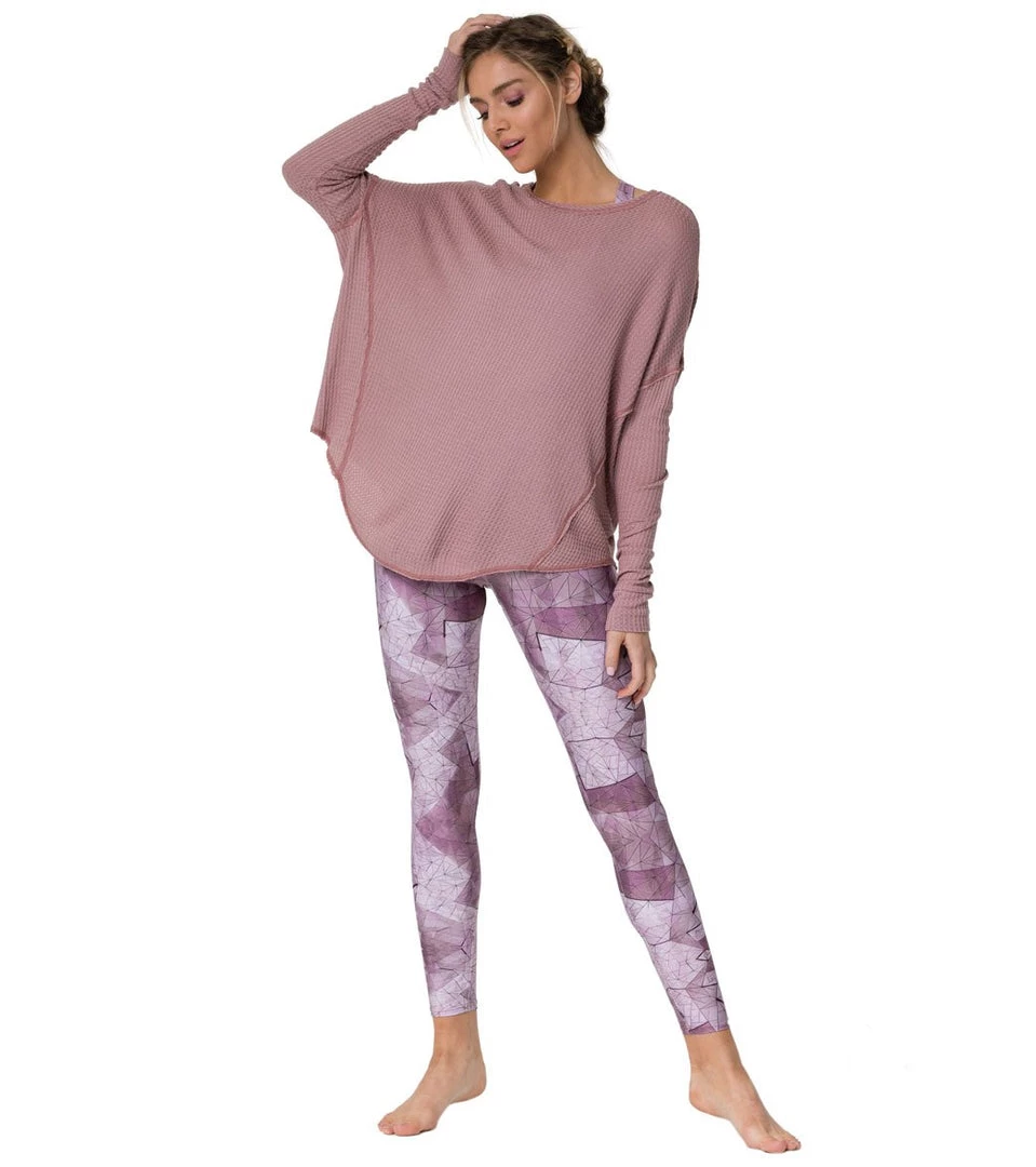 CLOTHING Onzie Raglan Yoga Pullover Mauve Pale 6 CLOTHING Onzie Raglan Yoga Pullover Mauve Pale