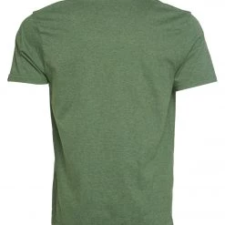 PrAna Men's V Neck Short Sleeve Workout Tee Pineneedle Heather