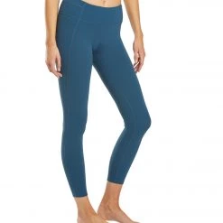 PrAna Momento 7/8 Yoga Leggings Atlantic