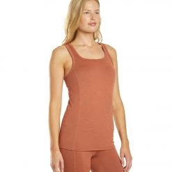 PrAna Becksa Support Tank Liqueur Heather CLOTHING