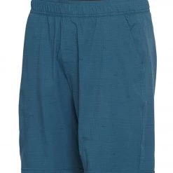 PrAna Men's Heiro 8" Inseam Yoga Shorts Nautical Weave